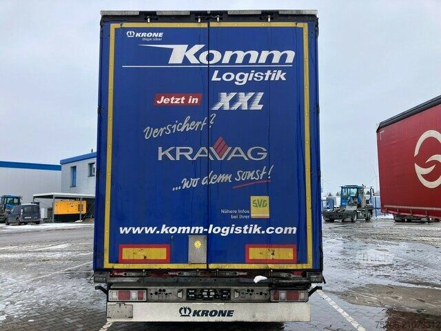Open semitrailer with tarp Krone Mega Liner SDP 27 eLG4-CS