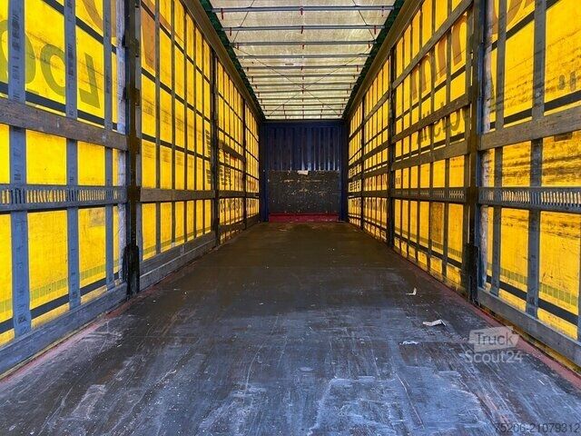 Open semitrailer with tarp Krone Mega Liner SDP 27 eLG4-CS