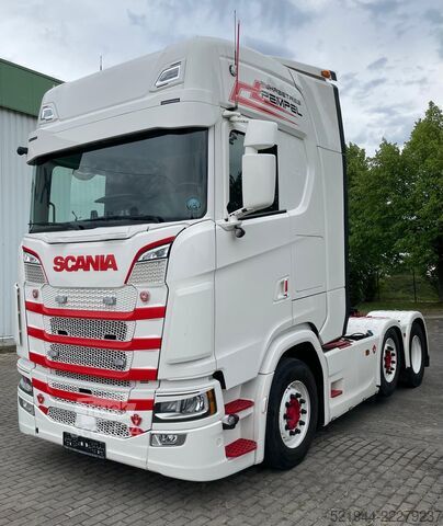  SCANIA S 590 6x2 V8 Lift Hydraulik Leder Voll