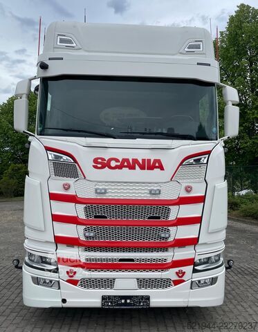  SCANIA S 590 6x2 V8 Lift Hydraulik Leder Voll
