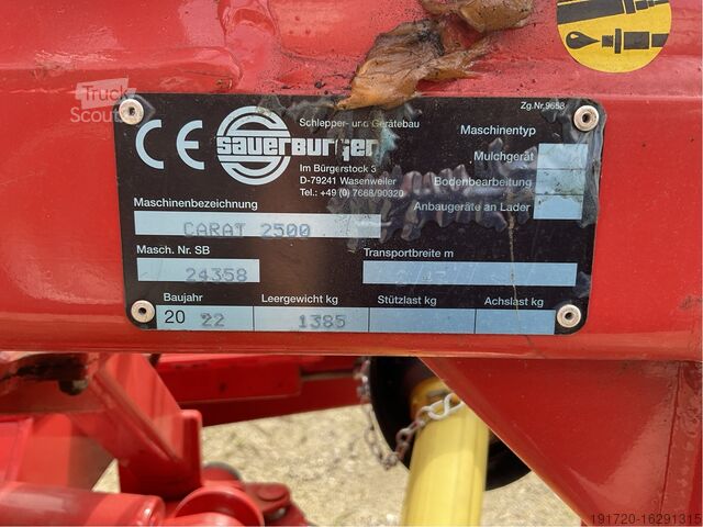 Mulcher Sauerburger Carat 2500