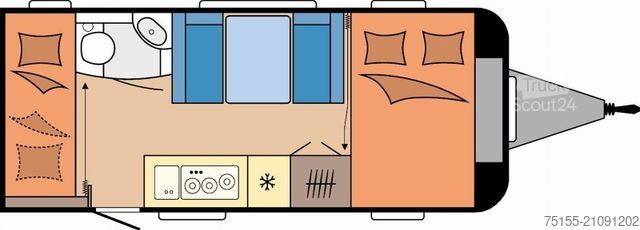 Τροχόσπιτο HOBBY Excellent Edition 490 KMF Modell 2026