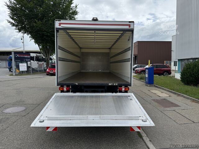 Transportér s krabicou s nízkou hmotnosťou Mercedes-Benz Atego 824L 6-Zyl. Koffer 7,1m LBW Klima