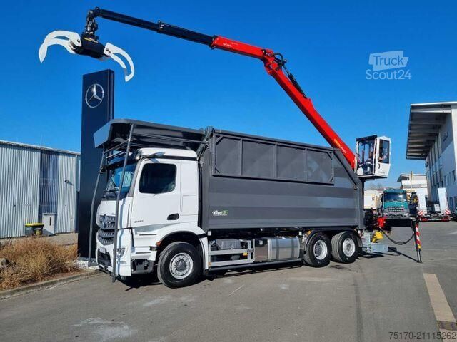 Holztransporter Mercedes-Benz Arocs 2751L HAD + Q170L (11,5m) -EBERT-Forst-LKW