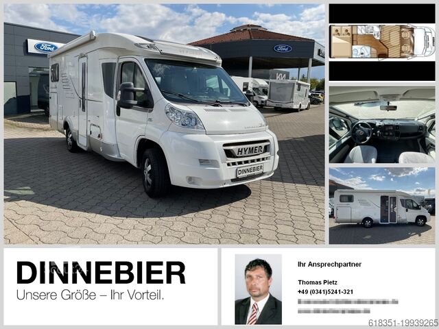 Teilintegriertes Wohnmobil HYMER-ERIBA Tramp 614 CL 3,85 t, Zusatzluftfeder, Markise