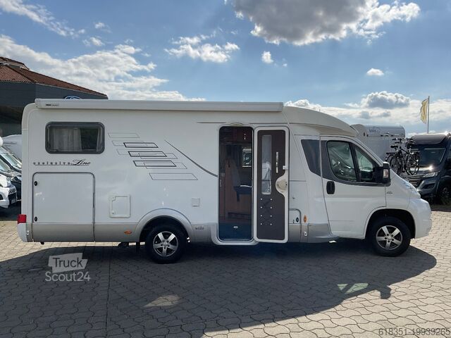 Teilintegriertes Wohnmobil HYMER-ERIBA Tramp 614 CL 3,85 t, Zusatzluftfeder, Markise