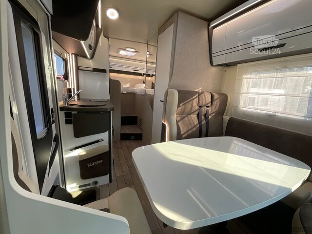 Alkoof camper FORSTER A 699 EB, Fahrradträger, Markise, Dachklima