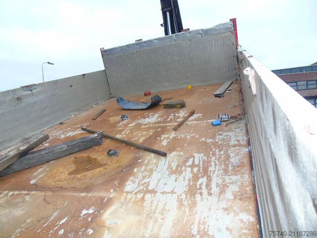 Kranwagen DAF CF 75.240 ATI + EURO 2 + HIAB 090 + 3SIDE TIPPER