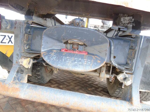 Kranwagen DAF CF 75.240 ATI + EURO 2 + HIAB 090 + 3SIDE TIPPER