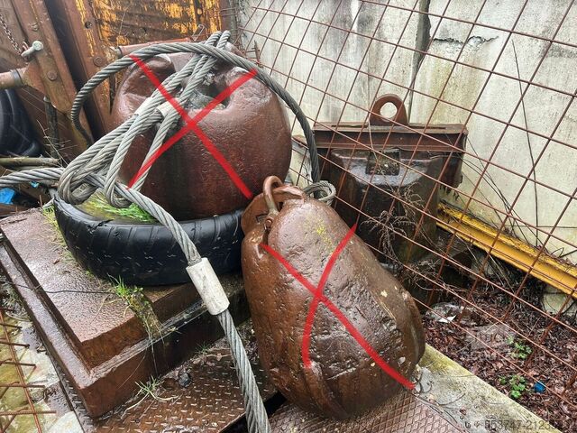 Utež padajoče plošče 4t druga oprema  Fallplatten Gewicht 4t