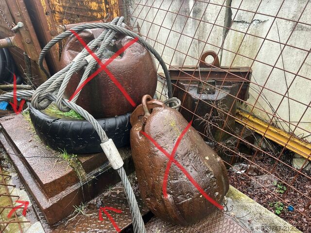 Utež padajoče plošče 4t druga oprema  Fallplatten Gewicht 4t