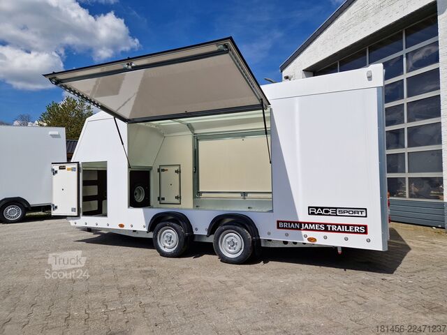 Remolque de turismos Brian James Trailers geschützter Fahrzeugtransport mit Race Sport 340-4500  jetzt kaufen