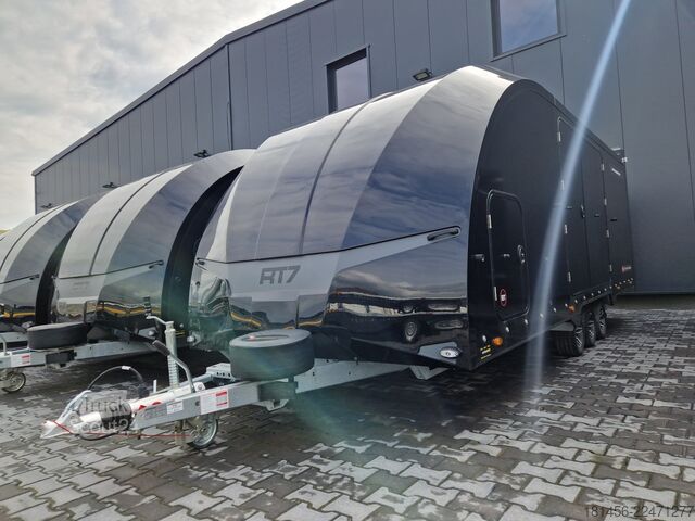 Autotransporter Anhänger Brian James Trailers RT 7 397-6023 Kamera Landstrom Stauraum