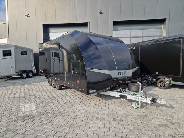 Autotransporter Anhänger Brian James Trailers RT 7 397-6023 Kamera Landstrom Stauraum