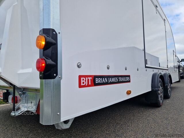 Prikolica za prevoz automobila Brian James Race Transporter 384-0060 550cm ankippbar weiß verfügbar