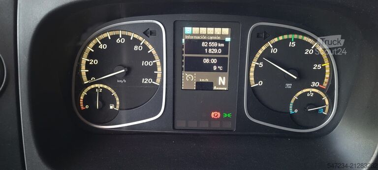 Camión caja MERCEDES BENZ 818 4X2 SAXAS 180HP AUTOMATICO