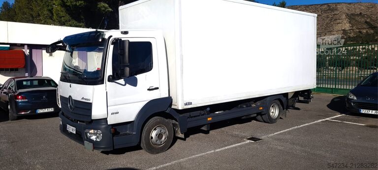 Camión caja MERCEDES BENZ 818 4X2 SAXAS 180HP AUTOMATICO