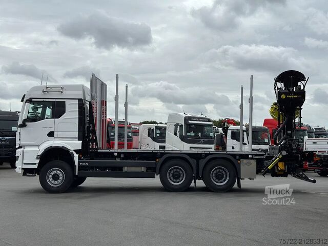 Transporteur de bois MAN TGS 33.520 6x4 BL 3900 Kurzholz Plattform Aufbau