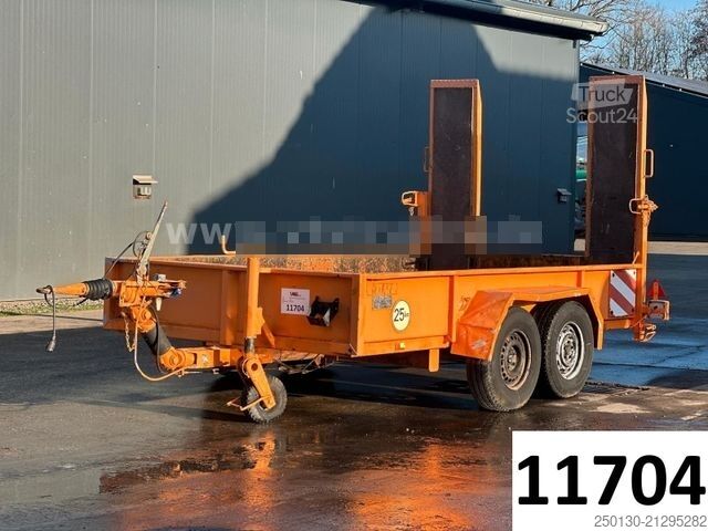 Naczepa niskopodwoziowa BLOMENRÖHR Tieflader, Maschinentransporter 3 t.