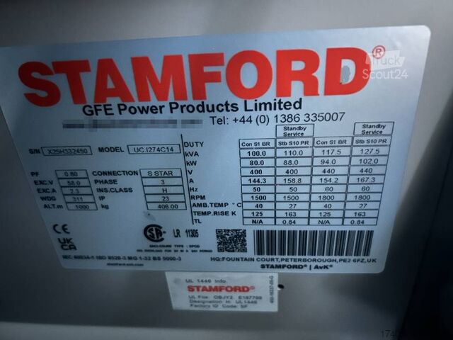 Granulats Cummins 6BT5.9-G1 - 110 kVA Generator - DPX-25105