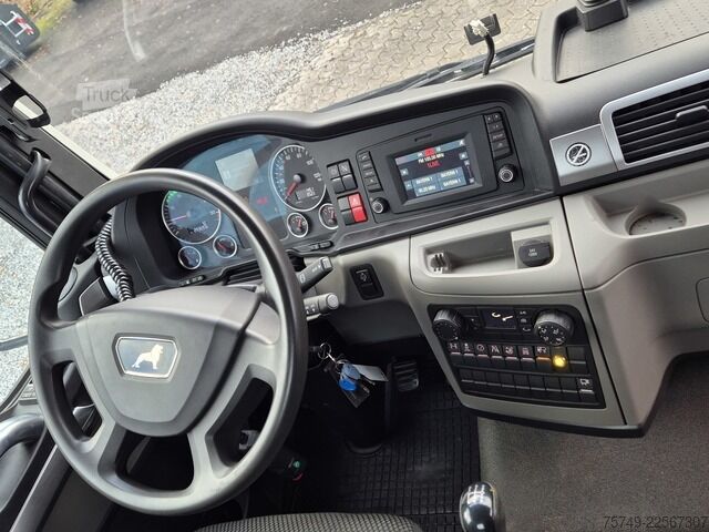 Roll-off-kippi kuorma-auto man TGL 12.250 BL City Abrollkipper  AHK Euro 6
