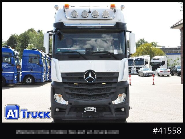 Ağır hizmet kamyonu MERCEDES-BENZ 4163 SLT, Titan, Andockachse, Turbo Retarder Kupplung