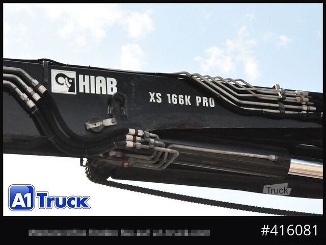 Düz kasa kamyon SCANIA R400, HIAB XS 166-3 Lift-Lenkachse