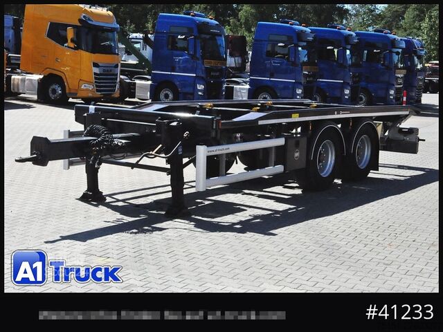 Roll-off dorse Hüffermann HTAR 18.70, Tandem, oben gekuppelt,