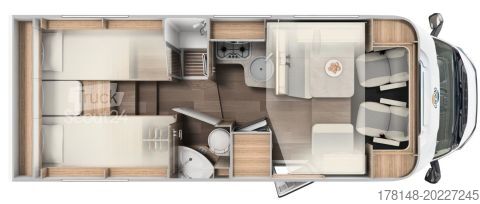 Autocaravana semi-integrada Carado T 447