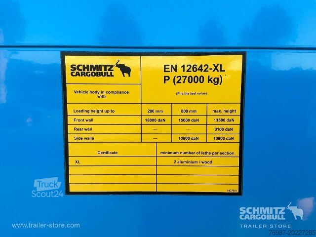 Отворено полуремарке с брезент Schmitz Cargobull Curtainsider Standard