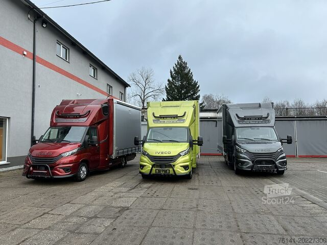Transporter met dieplader & dekzeil Iveco Daily 35S18 A8