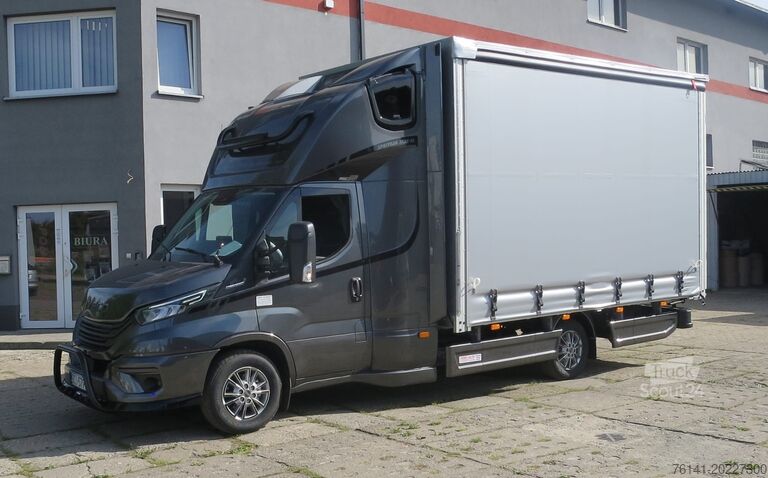 Transporter met dieplader & dekzeil Iveco Daily 35S18 A8