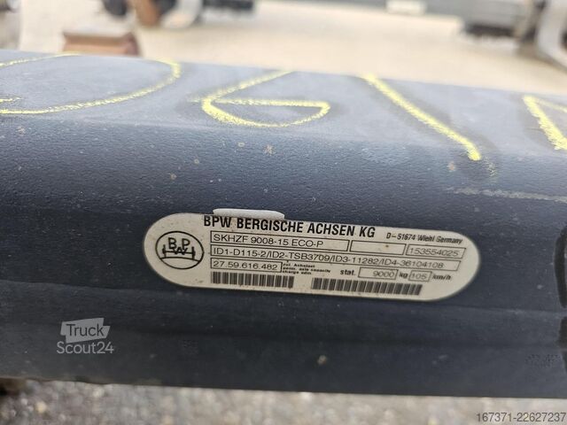Akseli BPW SKHZF 9008-15 ECO P / MEGA AXLE / DISC