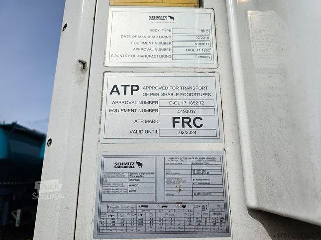 Chladírenský návěs SCHMITZ CARGOBULL Tiefkühler, SKO 24/L-13,4 FP 60 Cool