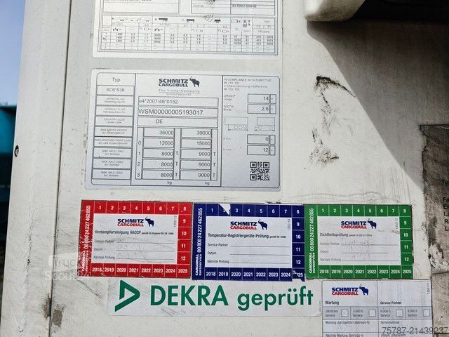 Chladírenský návěs SCHMITZ CARGOBULL Tiefkühler, SKO 24/L-13,4 FP 60 Cool