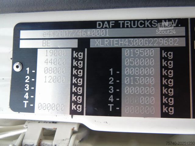 Standard-SZM DAF XF 106.480 + EURO 6 + SPOILER