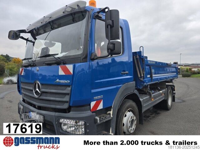 Camión volquete Mercedes-Benz Atego 1630 K 4x2, Meiller 3-Seiten, 2 x AHK Öl