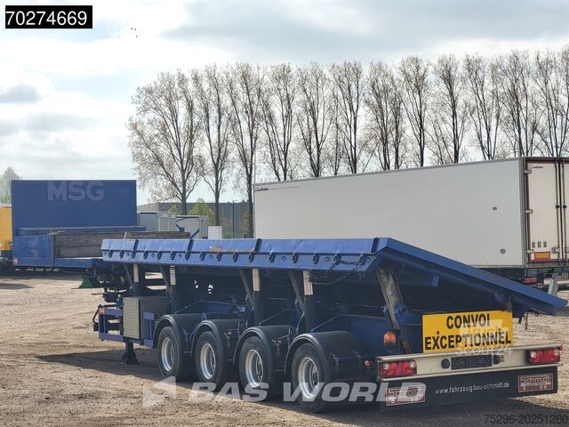 Camion de gunoi Schmidt SPT/65/Z/2,6 4 axles Schraglader Lift + Lenkachse