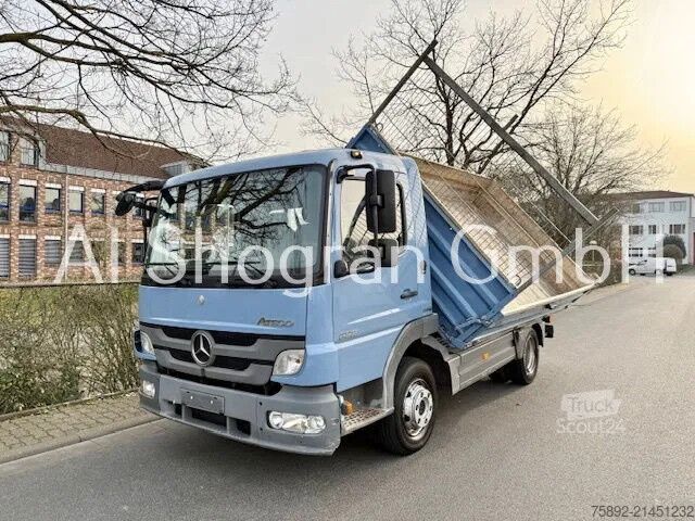 Benne à 3 côtés Mercedes-Benz Atego 822 / 3-Seiten-Meiler-Kipper/Eu5/ 187 Tkm