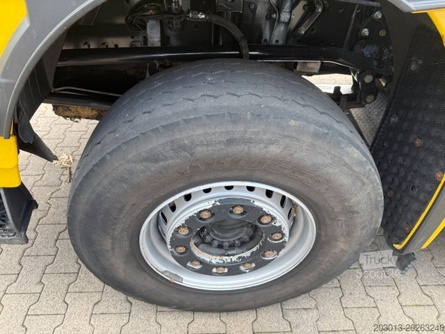 Kipper LKW MAN TGS 32.470 8x4 Muldenkipper Schmitz elekt. Plane