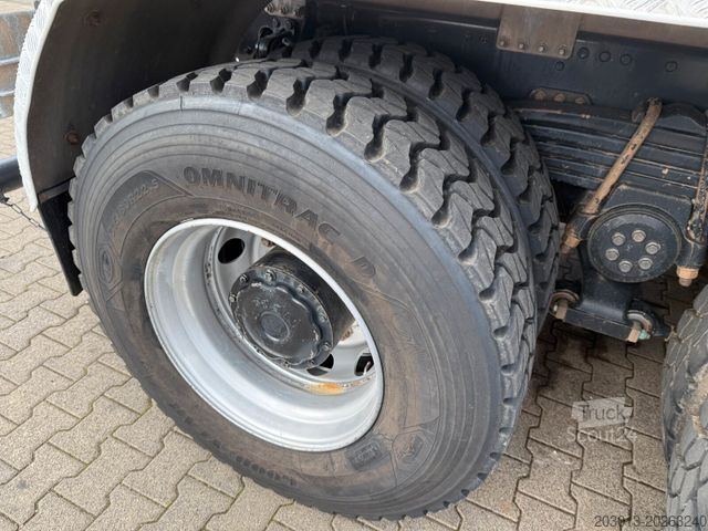 Kipper LKW MAN TGS 32.470 8x4 Muldenkipper Schmitz elekt. Plane