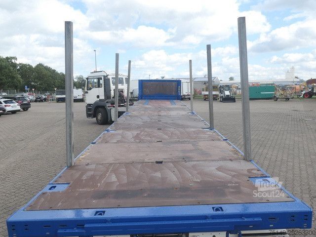 Auflieger mit Arbeitsbühne KRONE SD, Containerverschlüsse, Luft-Lift, BPW, Rungen