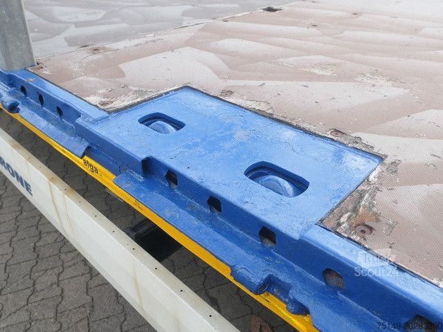 Auflieger mit Arbeitsbühne KRONE SD, Containerverschlüsse, Luft-Lift, BPW, Rungen