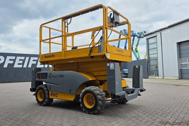 Schaarlift Haulotte Compact 12DX Diesel, 4x4 Drive, 12m Working Height