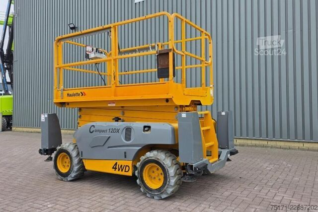 Schaarlift Haulotte Compact 12DX Diesel, 4x4 Drive, 12m Working Height