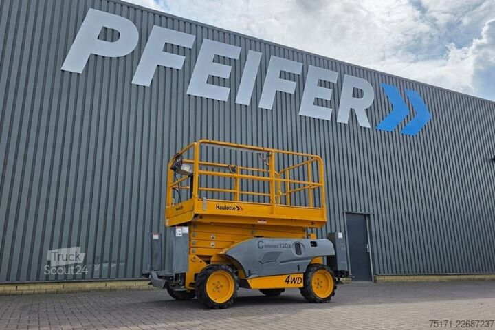 Schaarlift Haulotte Compact 12DX Diesel, 4x4 Drive, 12m Working Height