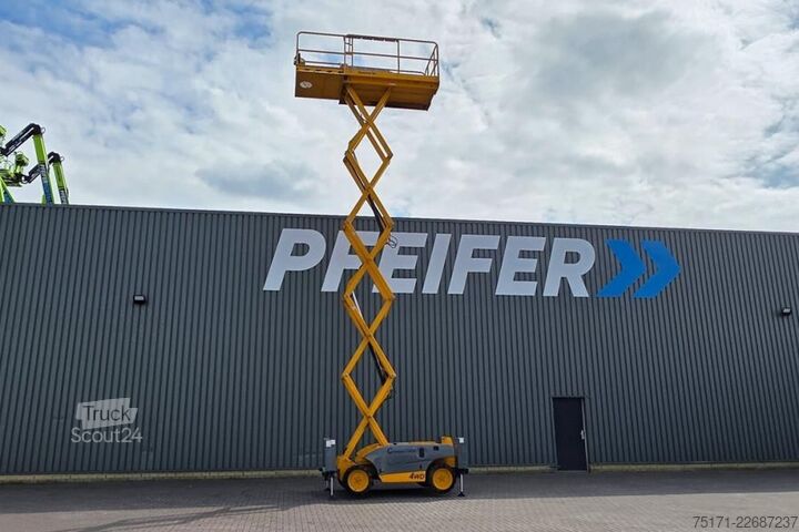 Schaarlift Haulotte Compact 12DX Diesel, 4x4 Drive, 12m Working Height
