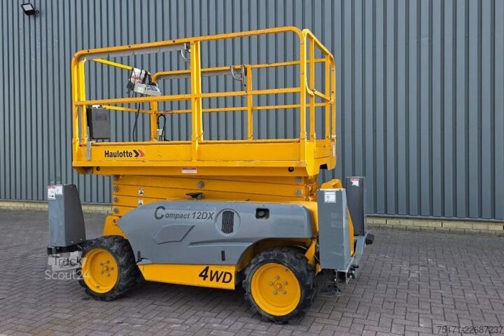 Schaarlift Haulotte Compact 12DX Diesel, 4x4 Drive, 12m Working Height