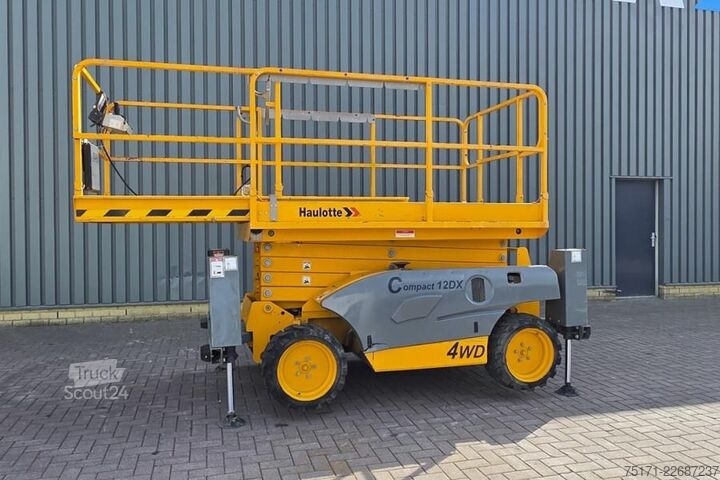 Schaarlift Haulotte Compact 12DX Diesel, 4x4 Drive, 12m Working Height