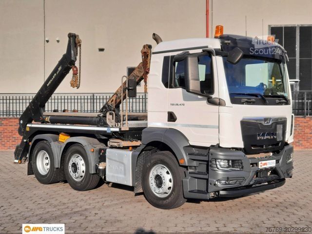 Prekucnik tovornjak MAN 26.470 TGS Meiller Funk Vorlauf-Lenkachse